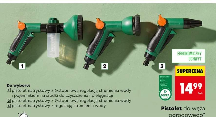 pistolet zraszający
