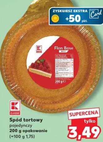 Spód tortowy pojedynczy