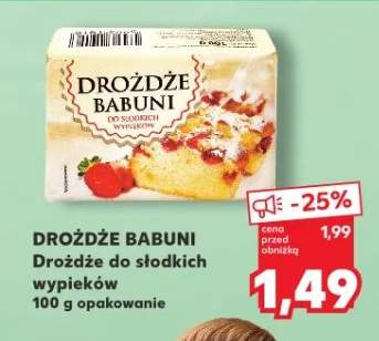 Drożdże do słodkich wypieków