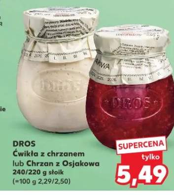 Ćwikła z chrzanem lub Chrzan z Osjakowa słoik