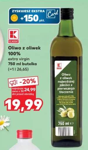 Oliwa z oliwek 100% extra virgin butelka