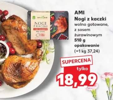 Nogi z kaczki wolno gotowane, z sosem żurawinowym opakowanie