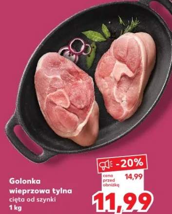 Golonka wieprzowa tylna cięta od szynki