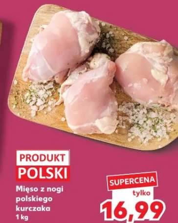 Mięso z nogi polskiego kurczaka