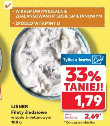 Filety śledziowe w sosie śmietanowym