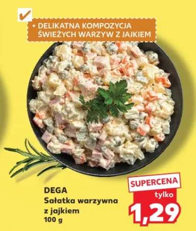 Sałatka warzywna z jajkiem