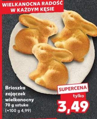 Brioszka zajączek wielkanocny