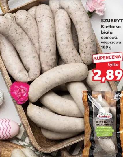 Kiełbasa biała domowa, wieprzowa