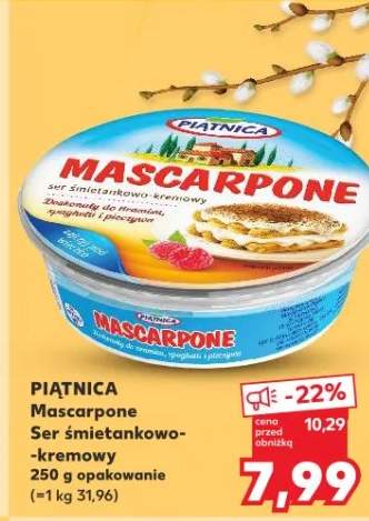 Mascarpone Ser śmietankowo-kremowy