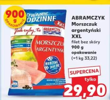 Morszczuk argentyński XXL filet bez skóry