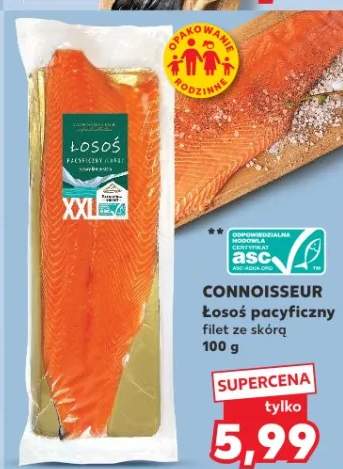 Łosoś pacyficzny filet ze skórą