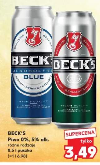 Piwo 0%, 5% alk. różne rodzaje