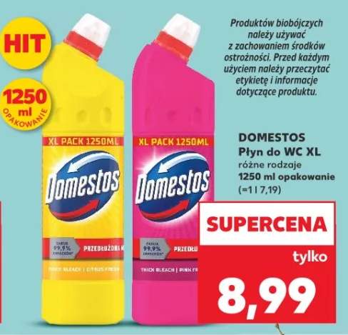 Płyn do WC XL różne rodzaje