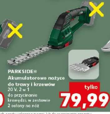 Akumulatorowe nożyce do trawy i krzewów 20 V 2 w 1