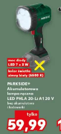 Akumulatorowa lampa ręczna LED PHLA 20-Li A1 20 V