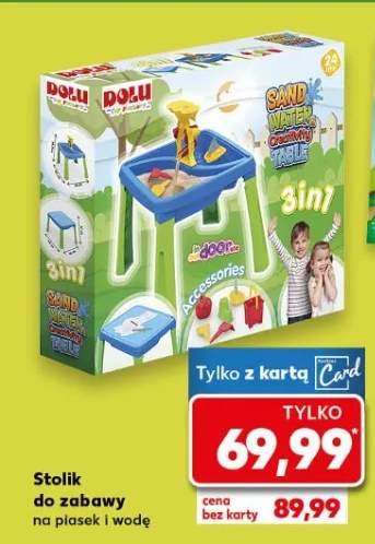 Stolik do zabawy na piasek i wodę
