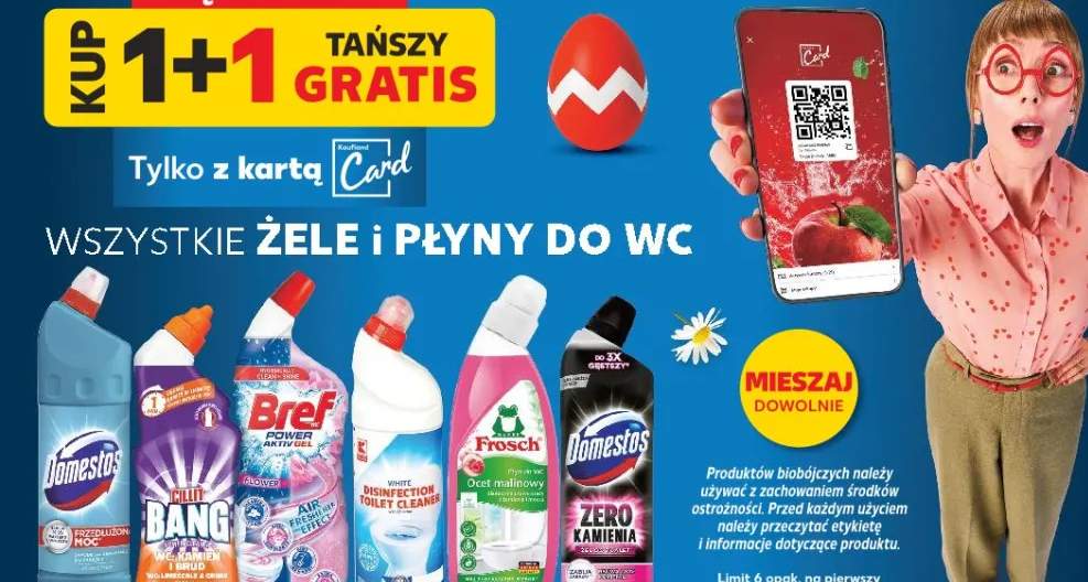 Kostki do WC różne rodzaje Bref