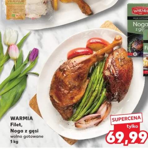 Filet, Noga z gęsi wolno gotowane