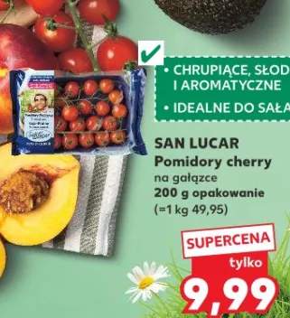 Pomidory cherry na gałązce