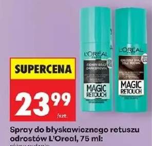 spray do retuszu siwych odrostów