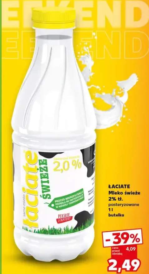 Mleko świeże 2% tł. pasteryzowane