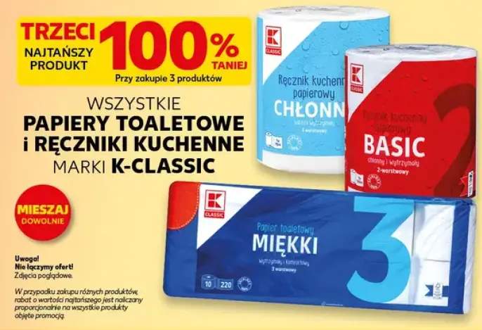 Papiery toaletowe i ręczniki kuchenne