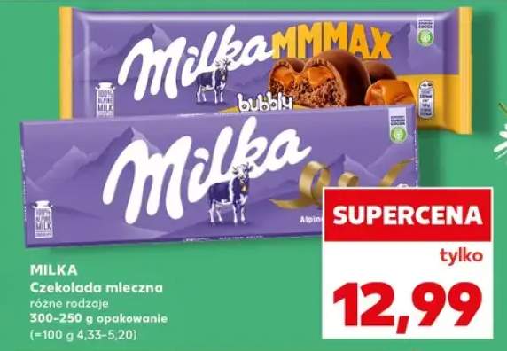 Czekolada mleczna różne rodzaje