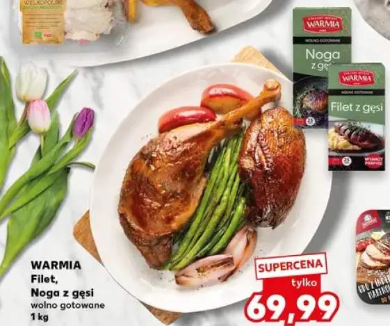 Filet, Noga z gęsi wolno gotowane