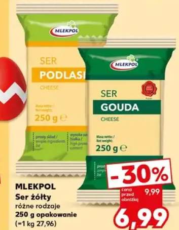 Ser żółty różne rodzaje