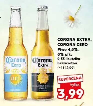 Piwo 4,5%, 0% alk. butelka bezzwrotna