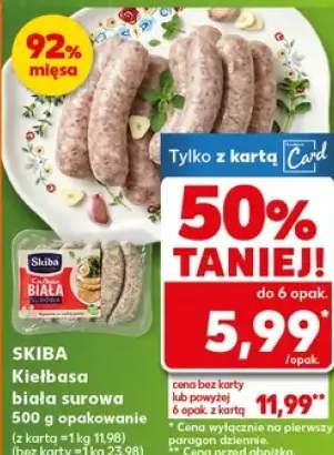Kiełbasa biała surowa