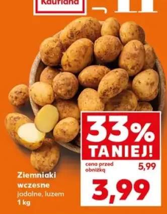 Ziemniaki wczesne jadalne, luzem 1kg