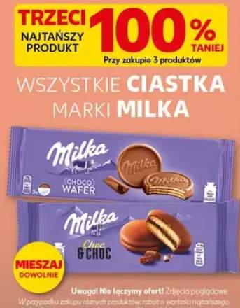 Ciastka marki Milka