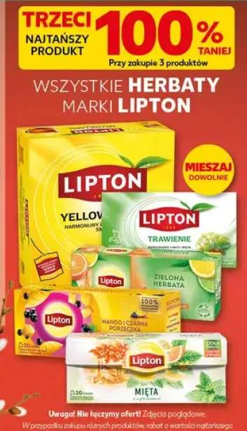 Herbaty marki Lipton