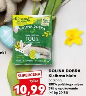 Kiełbasa biała parzona, 100% polskiego mięsa