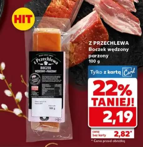 Boczek wędzony parzony