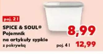 Pojemnik na artykuły sypkie z pokrywką