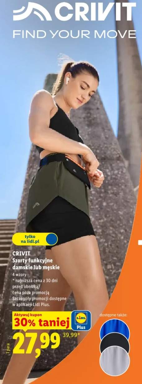 szorty funkcyjne damskie