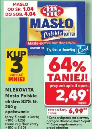 Masło Polskie ekstra 82% tł.