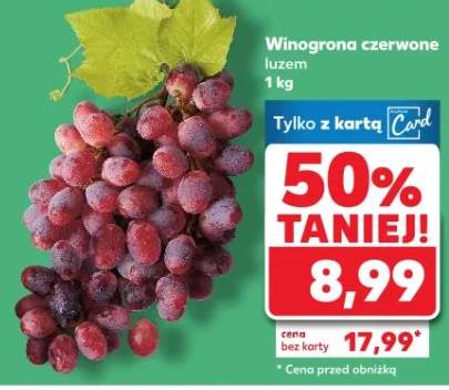 Winogrona czerwone luzem