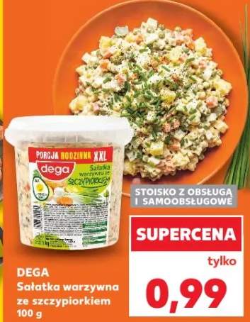 Sałatka warzywna ze szczypiorkiem