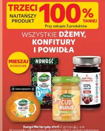 Dżemy, konfitury i powidła różne rodzaje