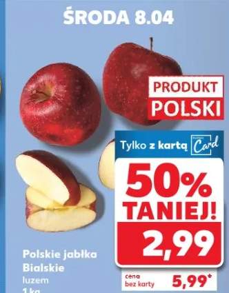 Polskie jabłka Bialskie