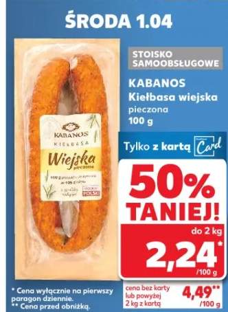 Kiełbasa wiejska pieczona