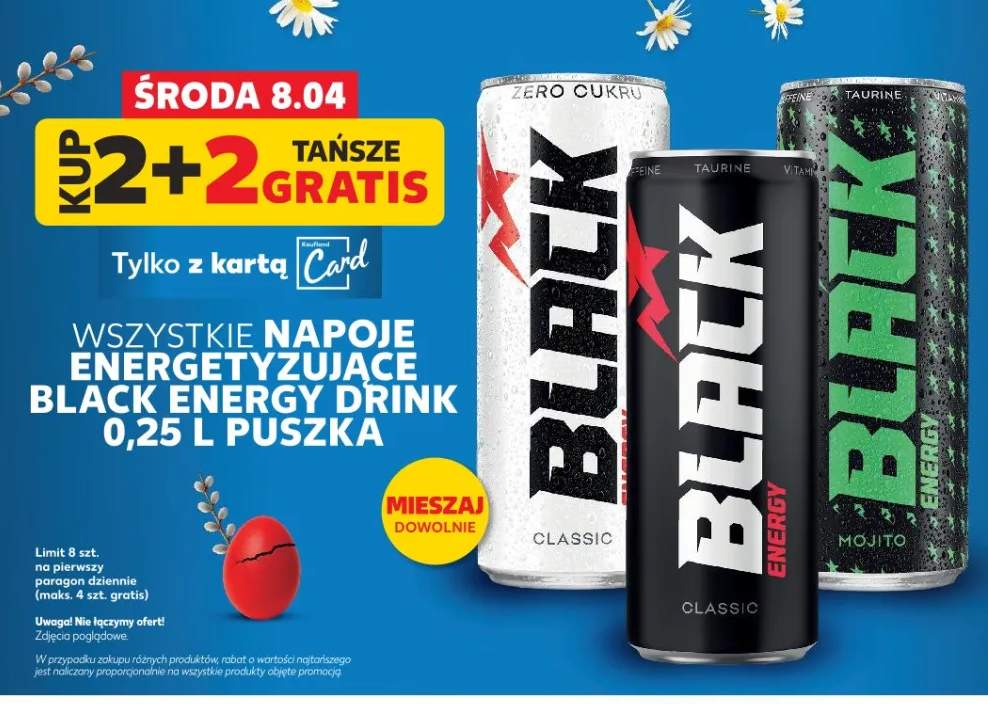 Napój energetyzujący Black Energy Drink Energy