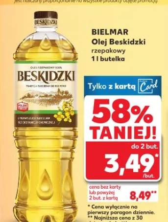 Olej Beskidzki rzepakowy 1l