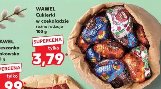 Cukierki w czekoladzie różne rodzaje