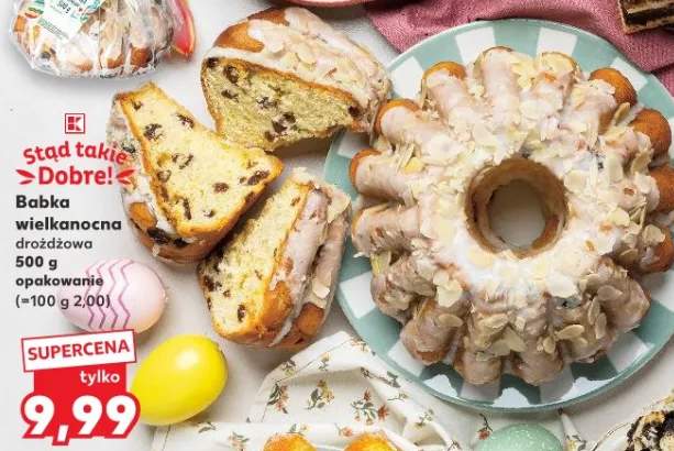 Babka wielkanocna drożdżowa