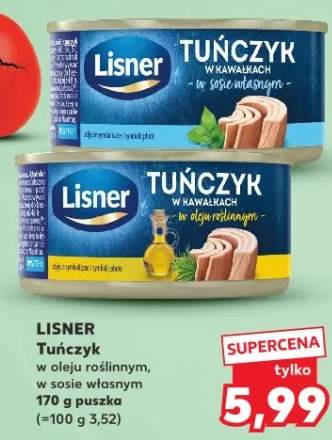 Tuńczyk w oleju roślinnym, w sosie własnym