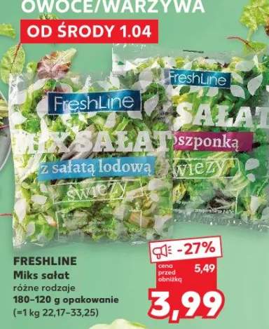 Mix sałat z sałatą lodową